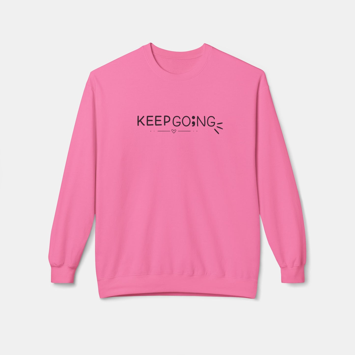 100 Reasons To Stay Alive -Keep Going;-Suicide Awareness Prevention-Unisex Midweight Crewneck Sweatshirt