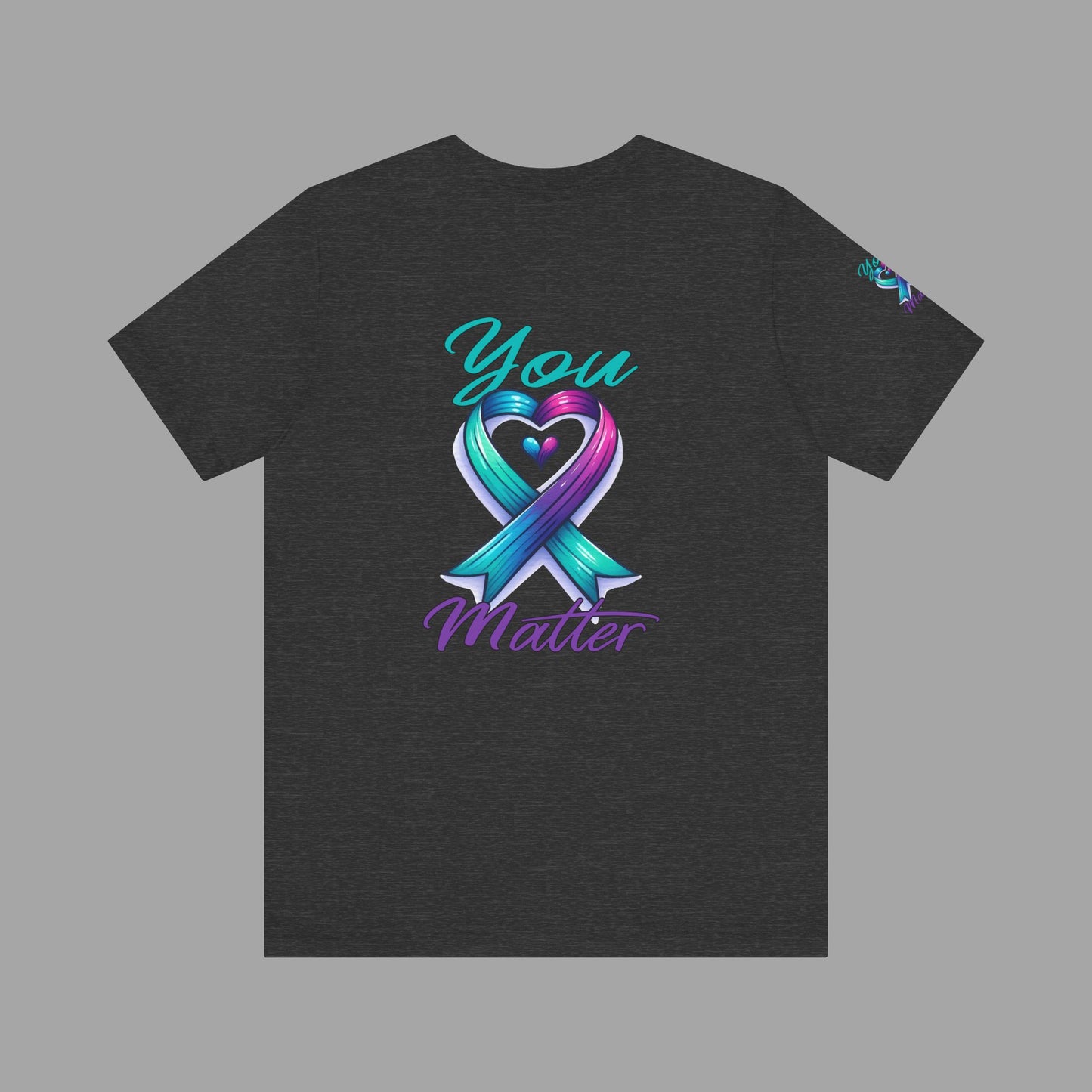 You Matter -Suicide Prevention Awareness Ribbon- Unisex Short Sleeve T-Shirt