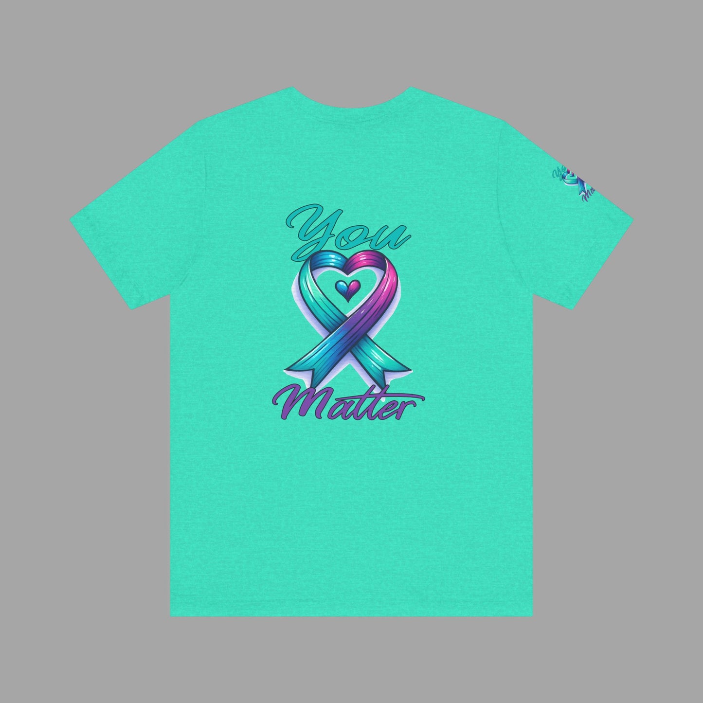 You Matter -Suicide Prevention Awareness Ribbon- Unisex Short Sleeve T-Shirt