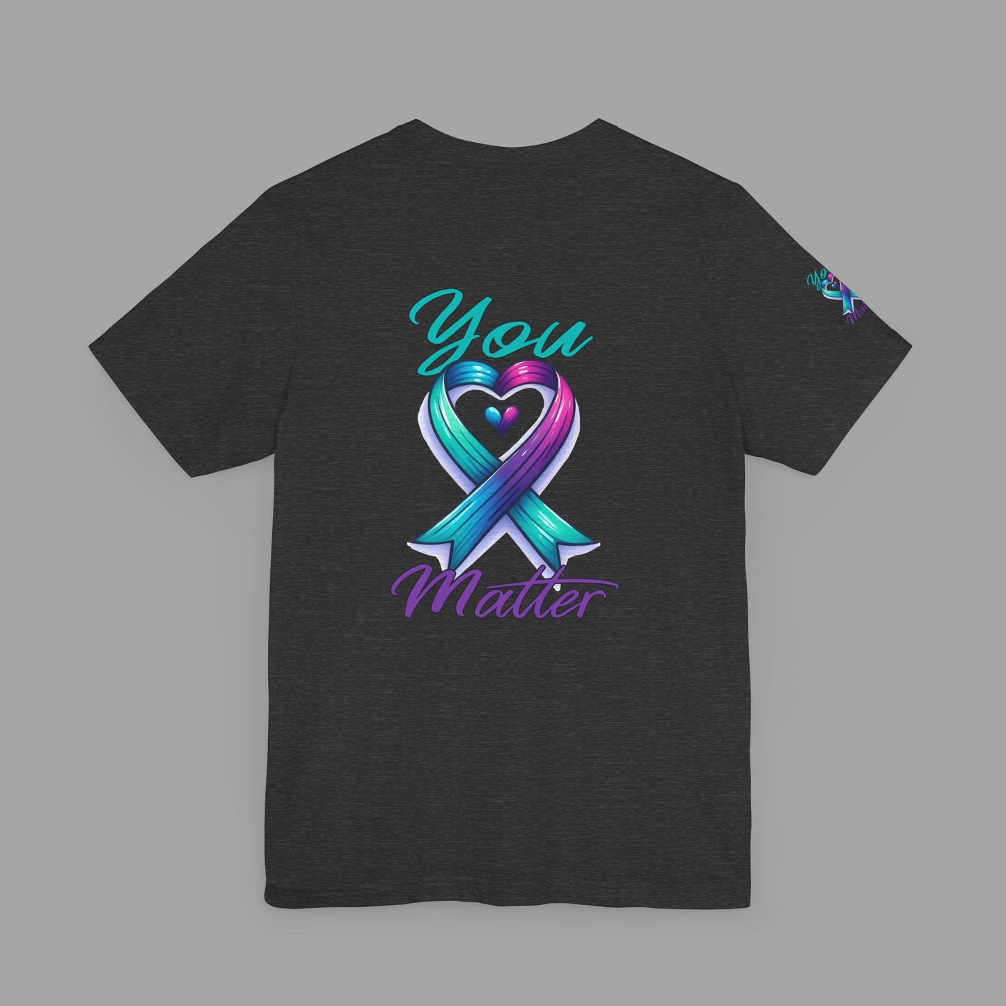 You Matter -Suicide Prevention Awareness Ribbon- Unisex Short Sleeve T-Shirt