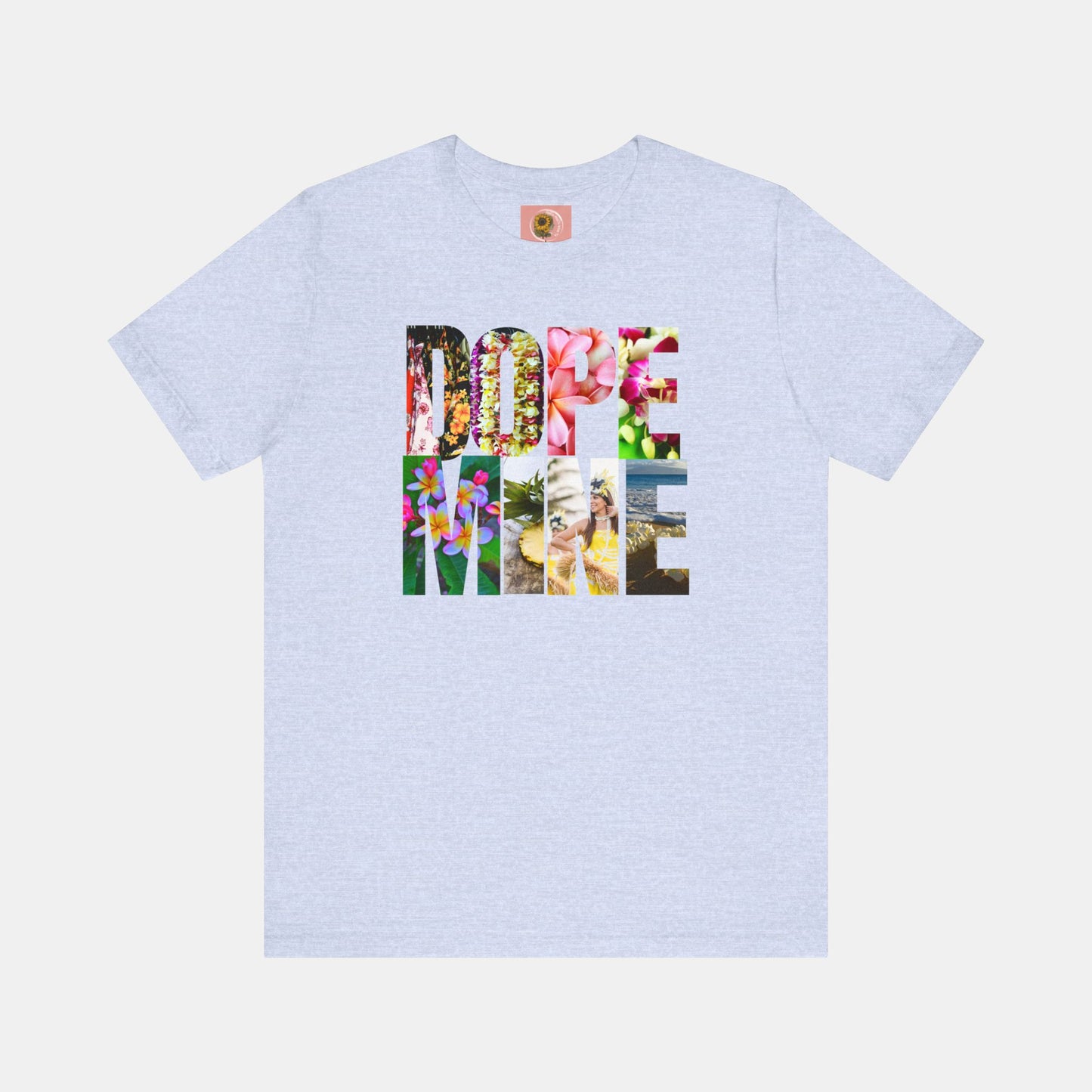 Dopamine- Hawaiian- Honan Lou Lou Style-Mental Health Awareness- Unisex Short Sleeve Tee