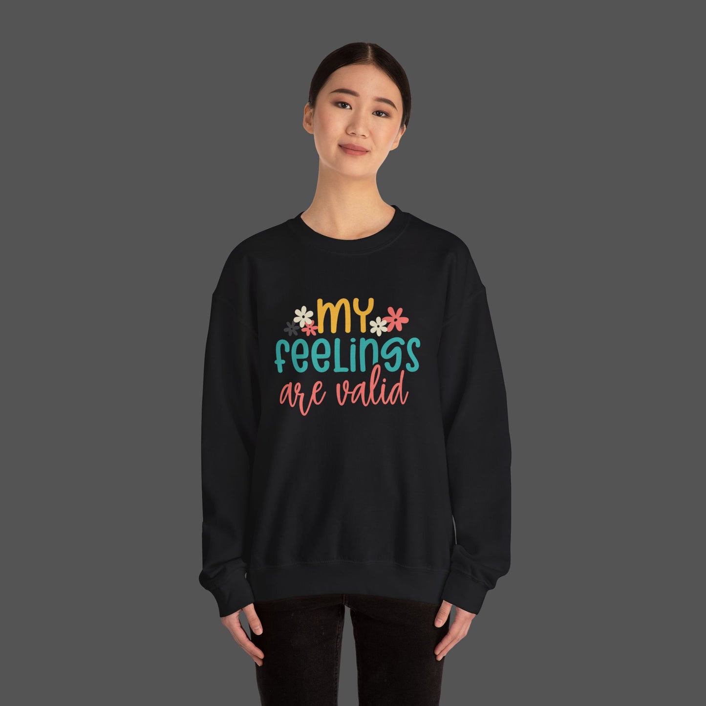 Retro Flower Mental Health Awareness Sweatshirt