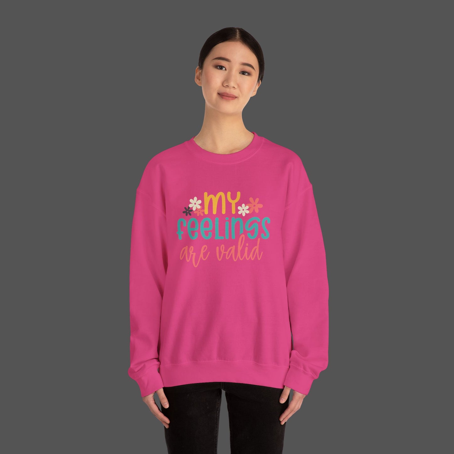 Retro Flower Mental Health Awareness Sweatshirt