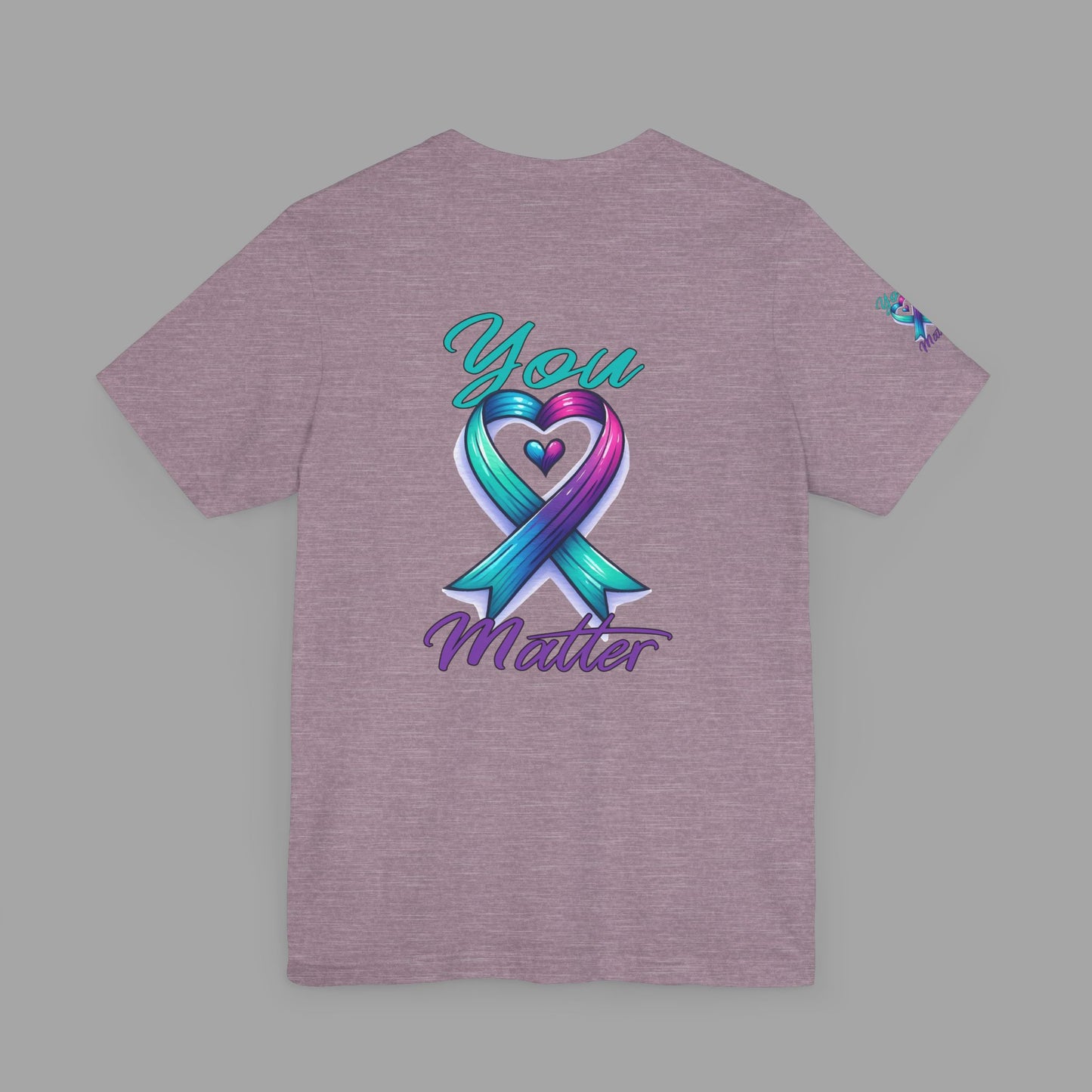 You Matter -Suicide Prevention Awareness Ribbon- Unisex Short Sleeve T-Shirt