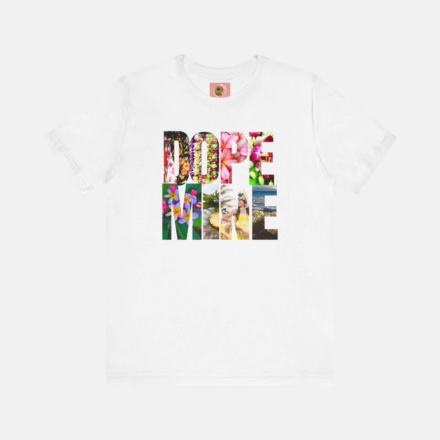 Dopamine- Hawaiian- Honan Lou Lou Style-Mental Health Awareness- Unisex Short Sleeve Tee