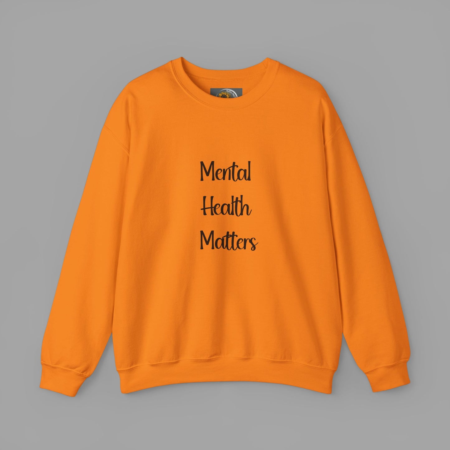 Mental Health is Health -Show Support with Green Awareness Ribbon Design- Unisex Crewneck Sweatshirt™