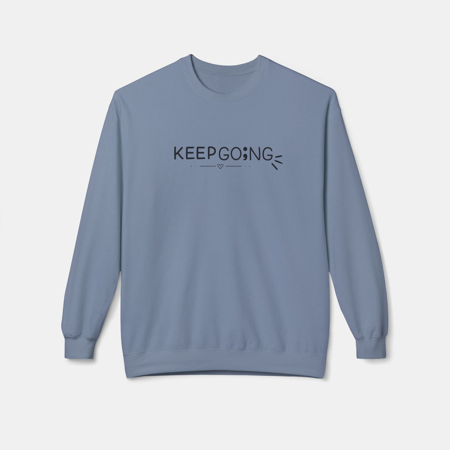 100 Reasons To Stay Alive -Keep Going;-Suicide Awareness Prevention-Unisex Midweight Crewneck Sweatshirt