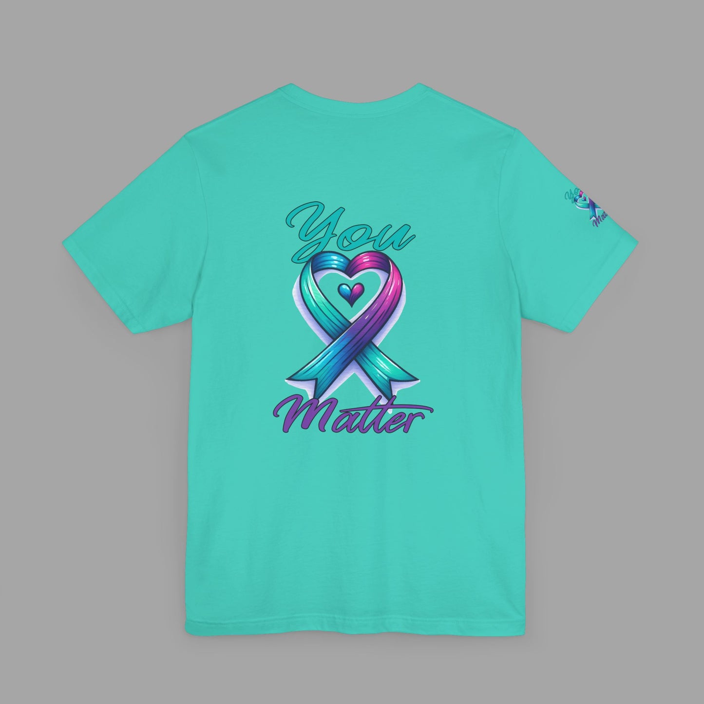 You Matter -Suicide Prevention Awareness Ribbon- Unisex Short Sleeve T-Shirt