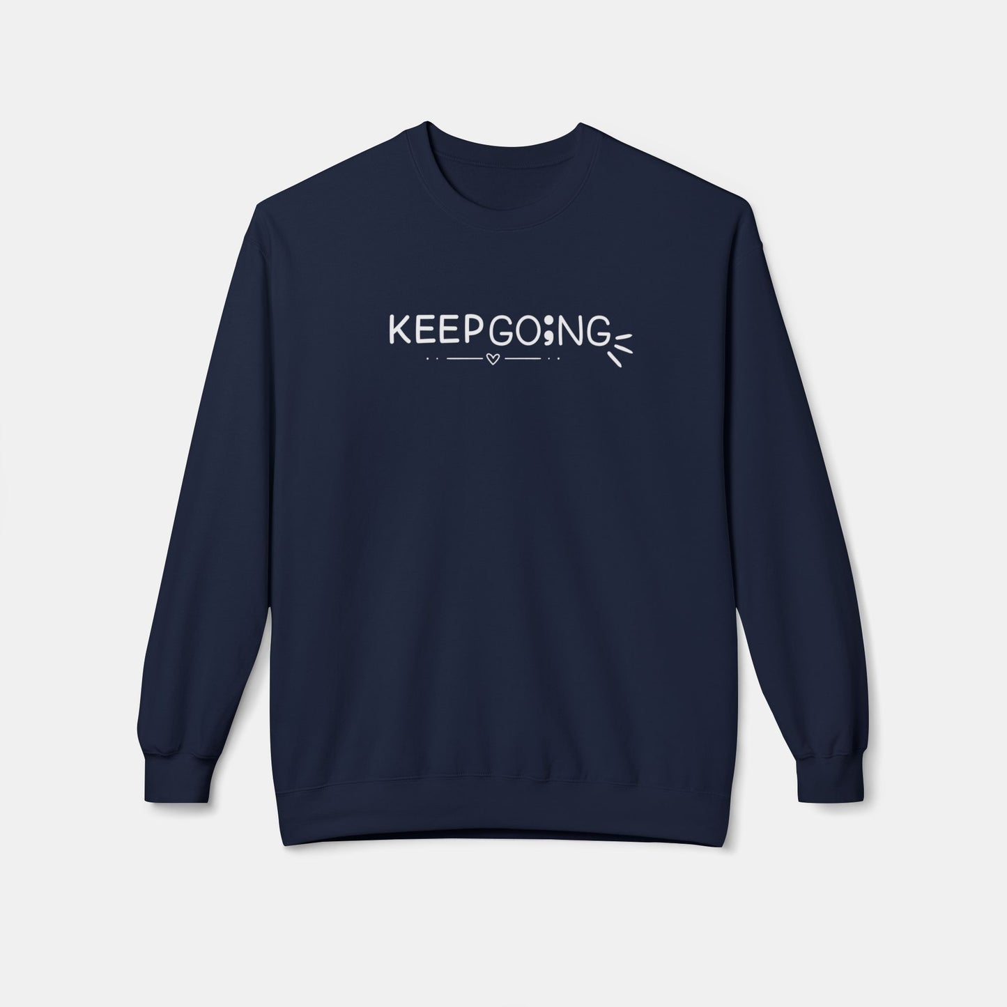 100 Reasons To Stay Alive -Keep Going;-Suicide Awareness Prevention-Unisex Midweight Crewneck Sweatshirt