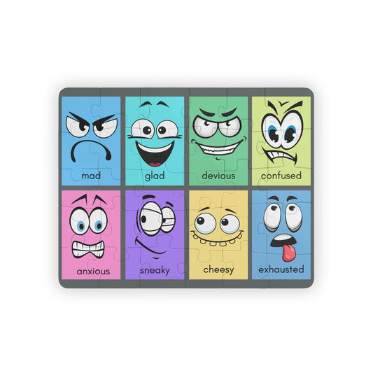 Learning your Emotions-Mental Health Awareness- Kids' Puzzle, 30-Piece