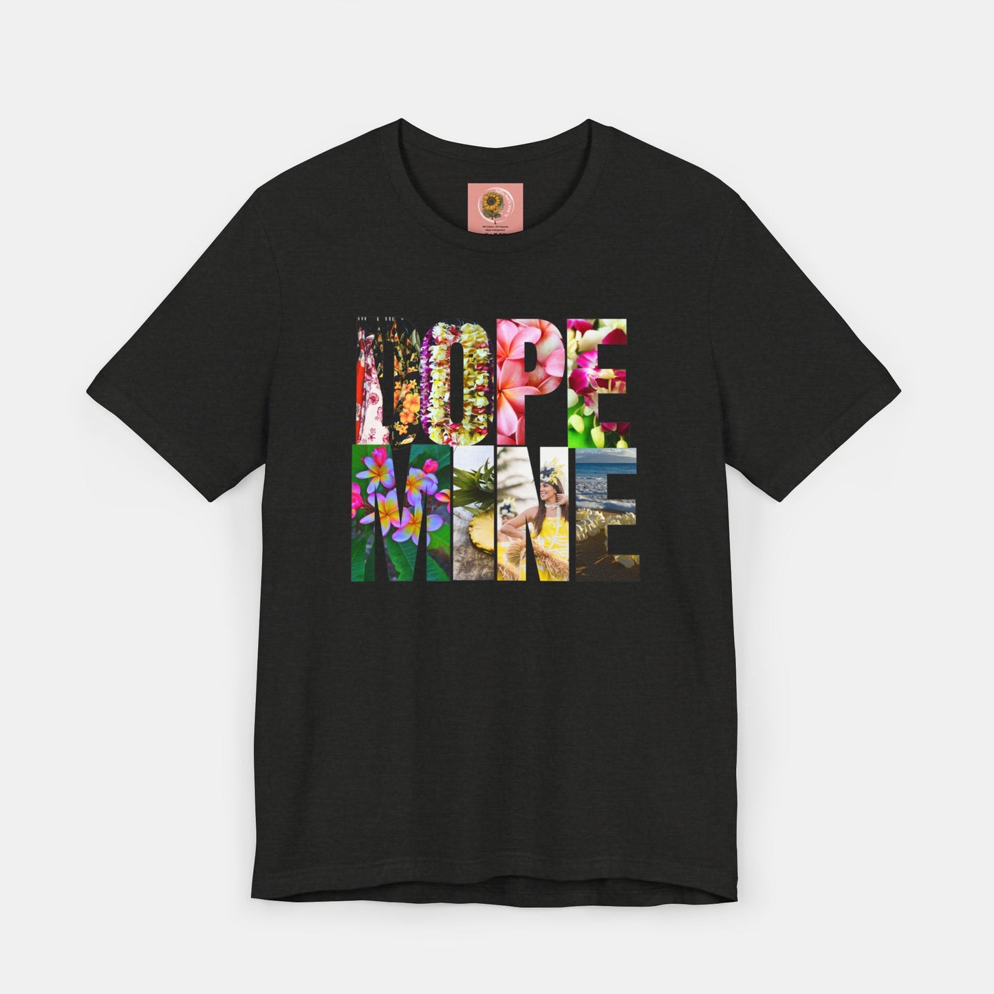 Dopamine- Hawaiian- Honan Lou Lou Style-Mental Health Awareness- Unisex Short Sleeve Tee