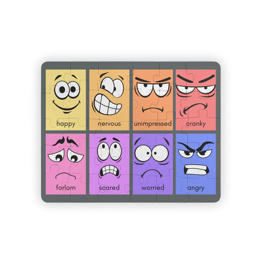 Learning Your Emotions - Mental Health Awareness Kids' Puzzle (30-Piece)