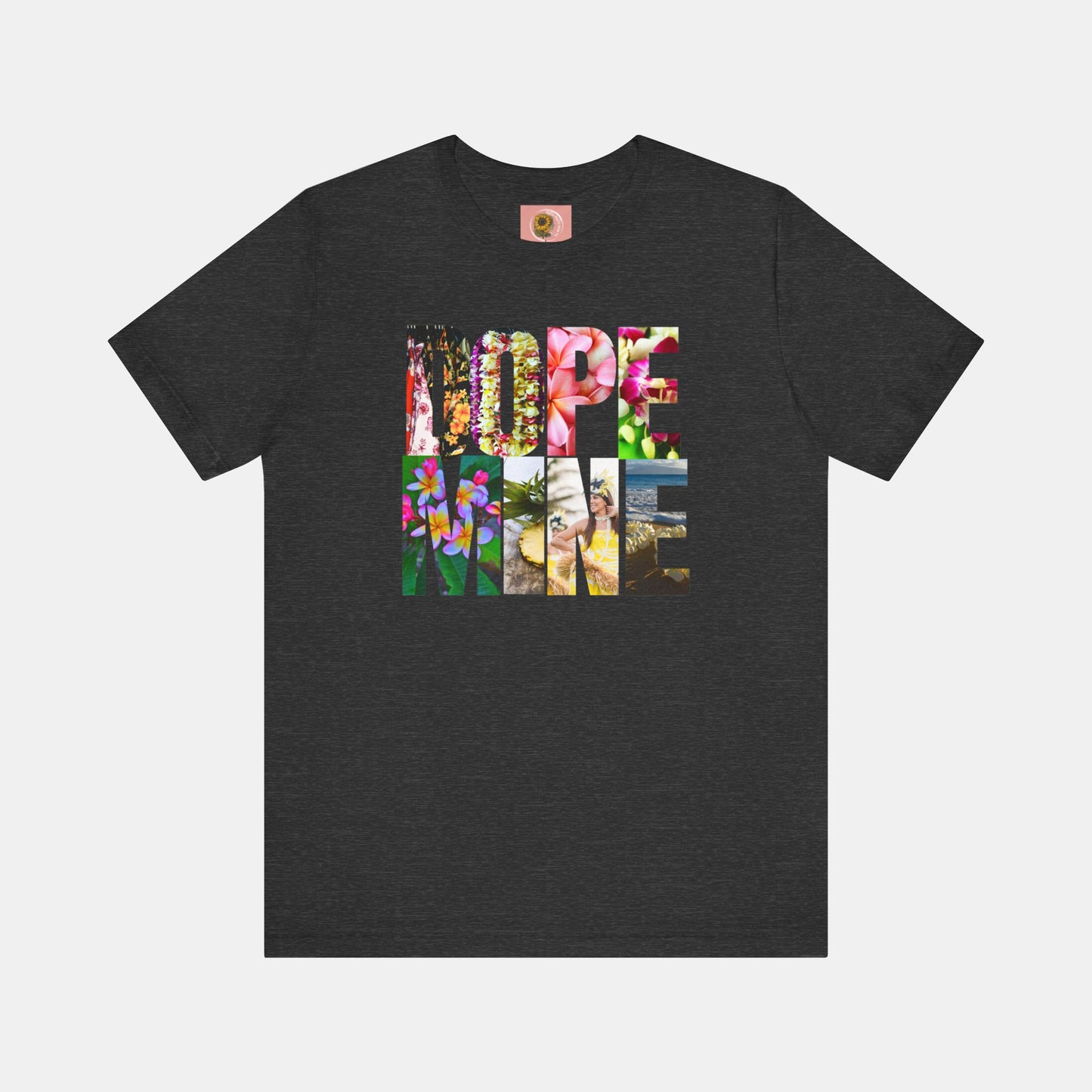 Dopamine- Hawaiian- Honan Lou Lou Style-Mental Health Awareness- Unisex Short Sleeve Tee