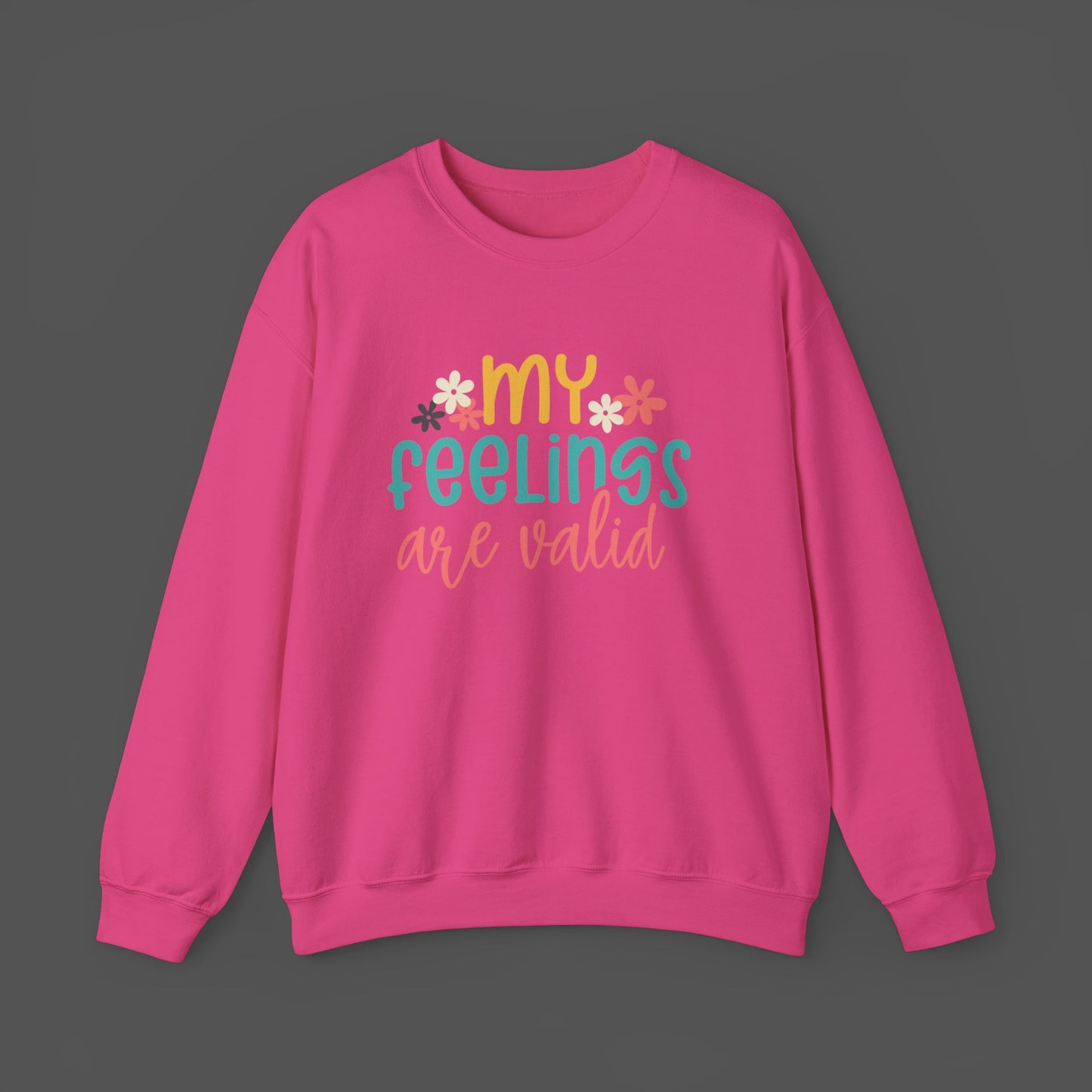 Retro Flower Mental Health Awareness Sweatshirt