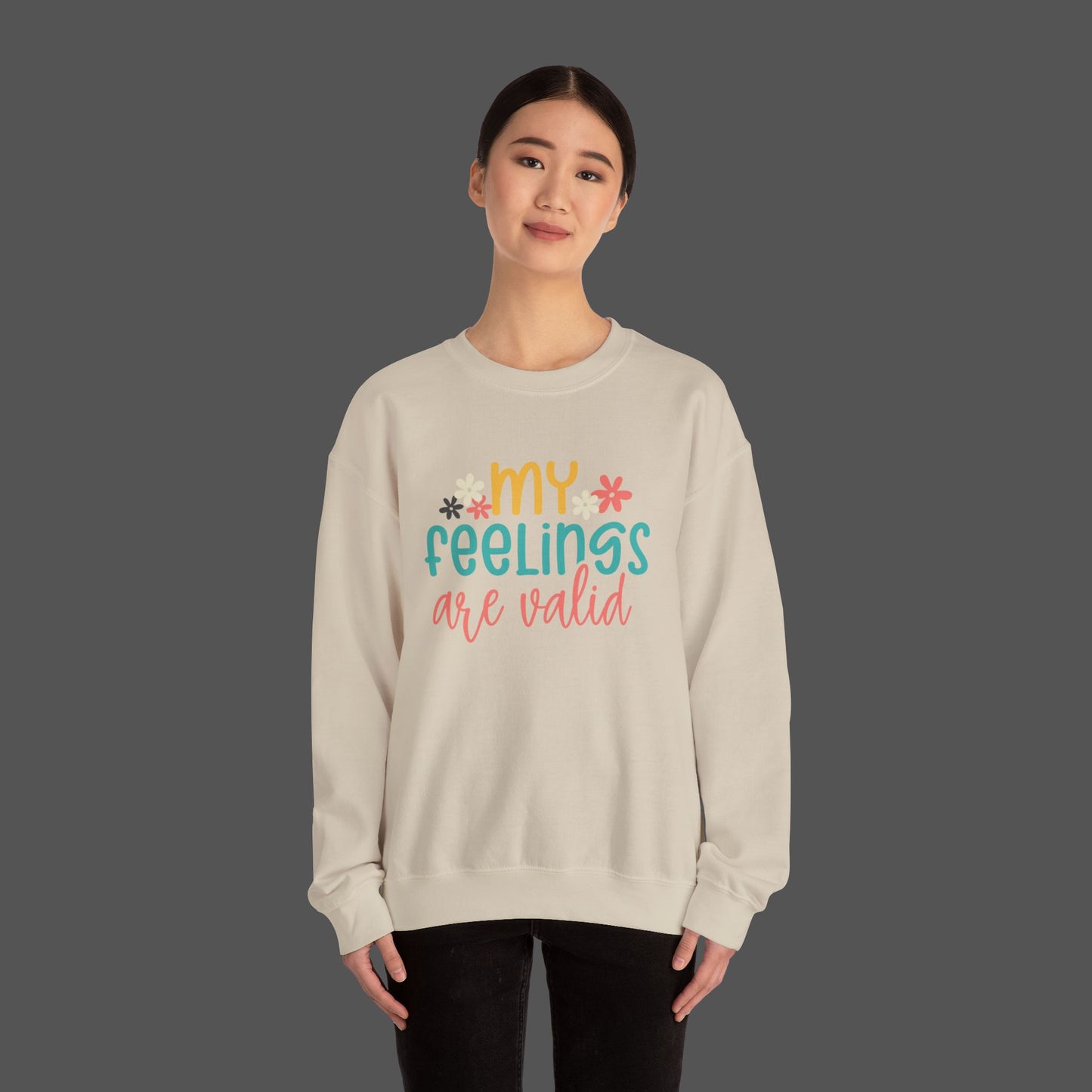 Retro Flower Mental Health Awareness Sweatshirt