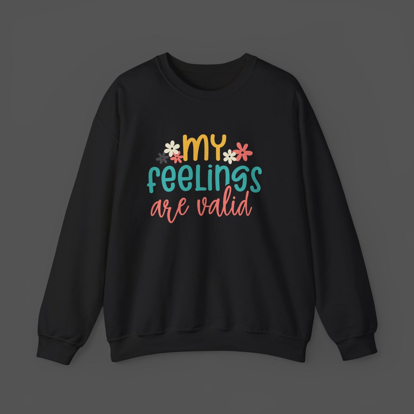 Retro Flower Mental Health Awareness Sweatshirt