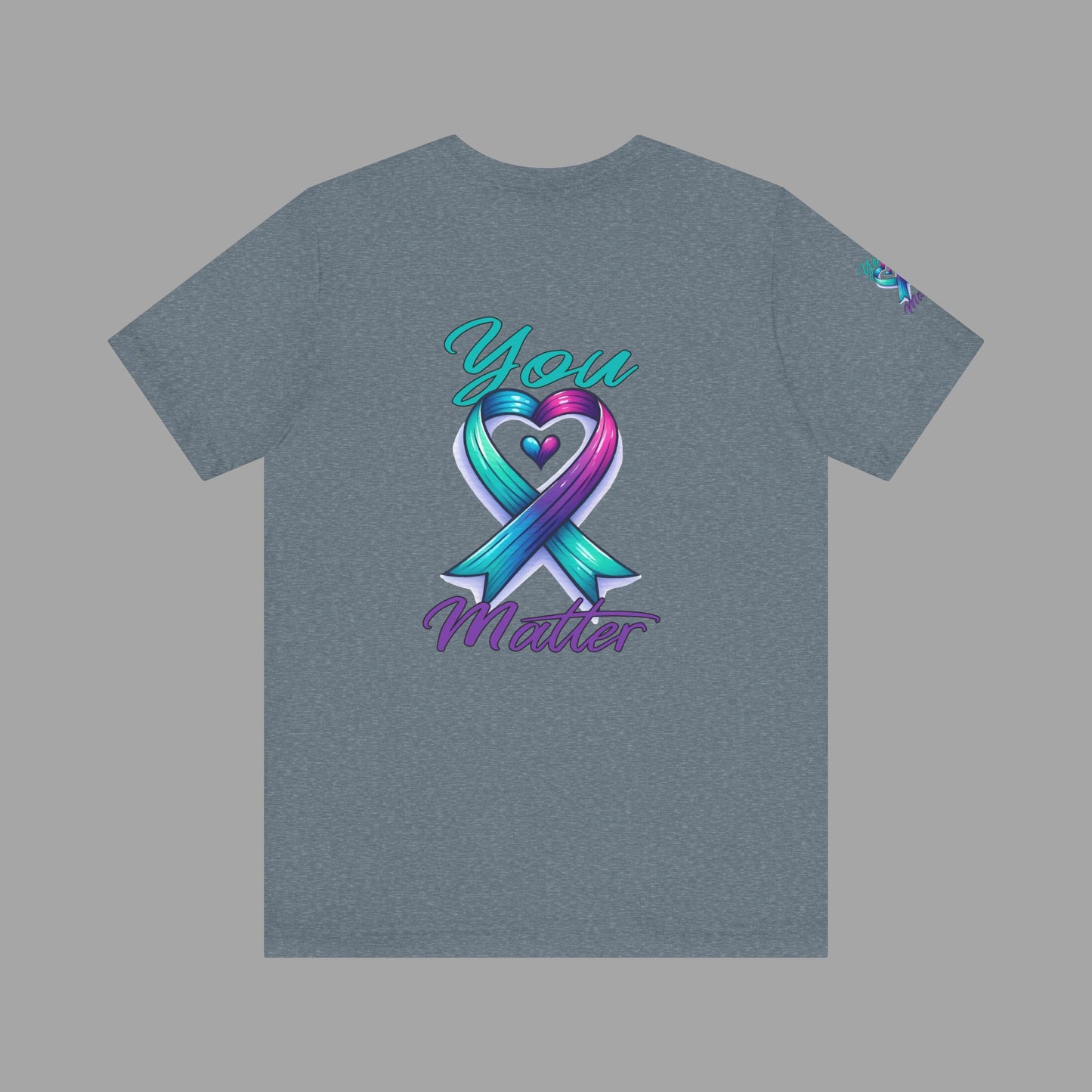 You Matter -Suicide Prevention Awareness Ribbon- Unisex Short Sleeve T-Shirt