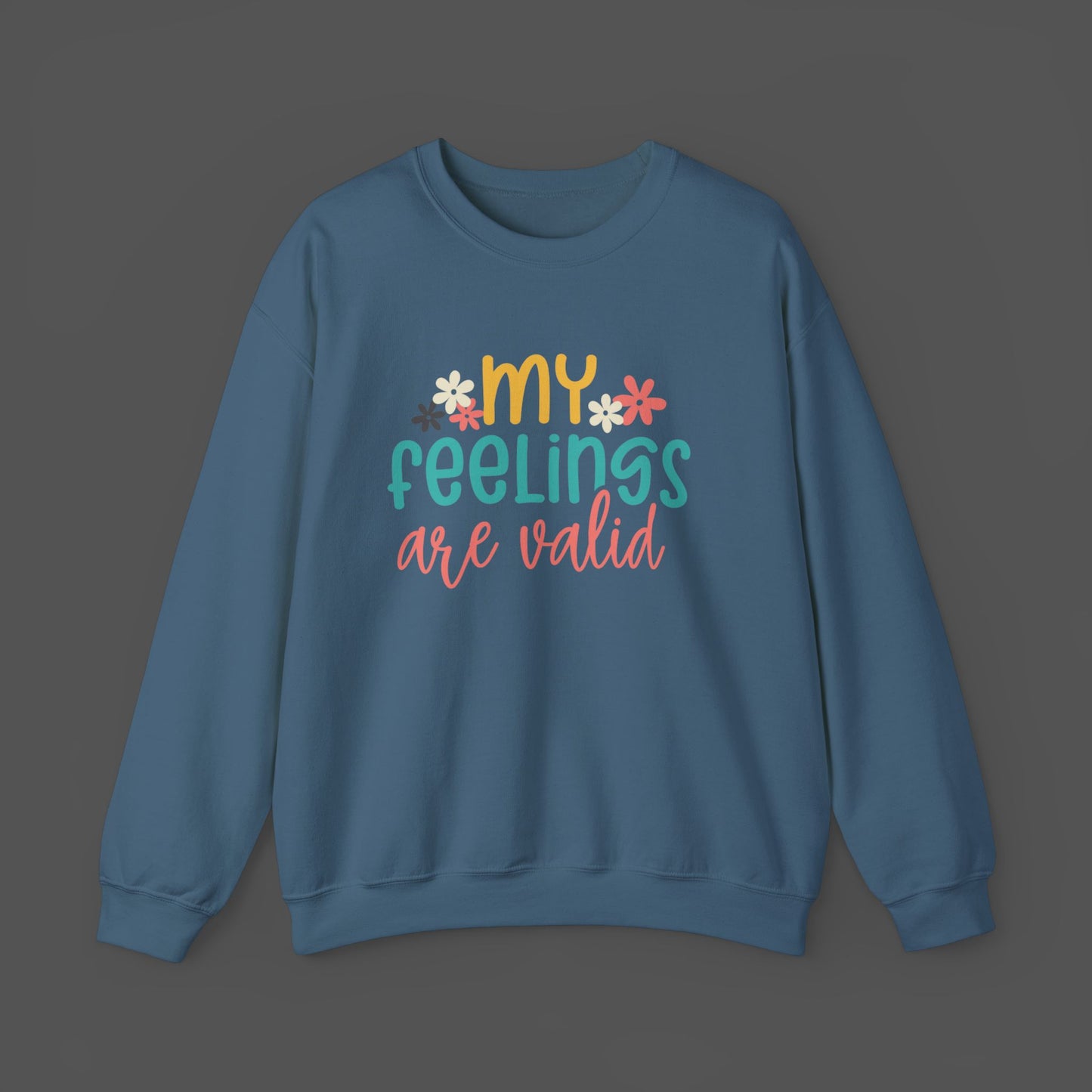 Retro Flower Mental Health Awareness Sweatshirt