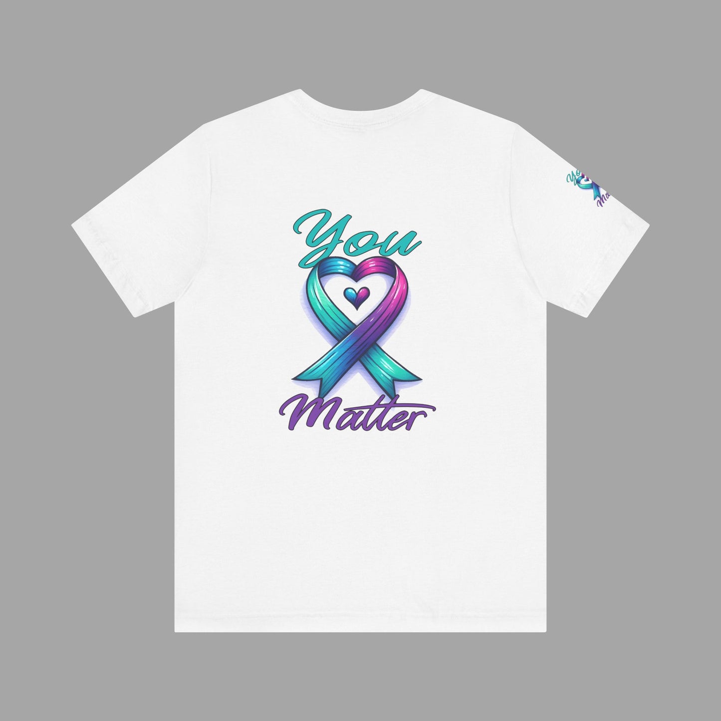 You Matter -Suicide Prevention Awareness Ribbon- Unisex Short Sleeve T-Shirt