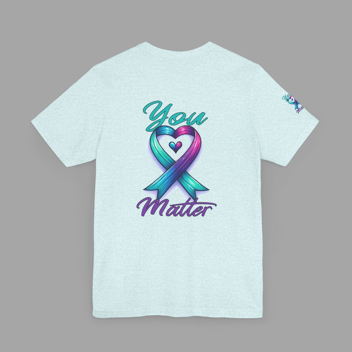 You Matter -Suicide Prevention Awareness Ribbon- Unisex Short Sleeve T-Shirt