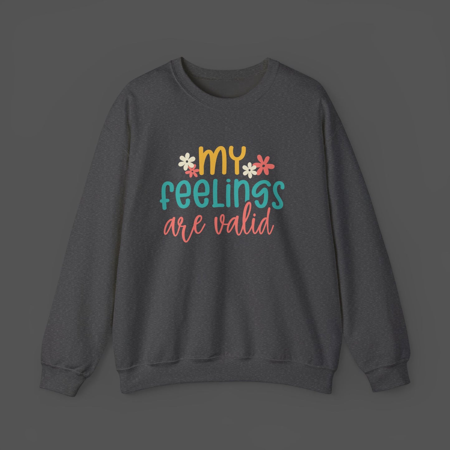 Retro Flower Mental Health Awareness Sweatshirt