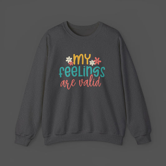 Retro Flower Mental Health Awareness Sweatshirt