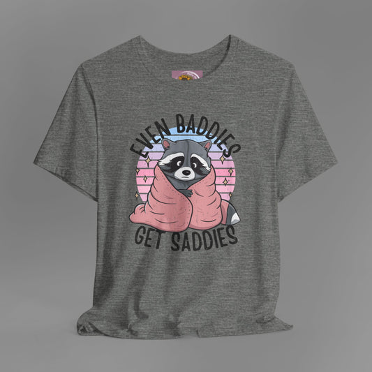 Retro Sunset Raccoon-Mental Health Awareness Tee