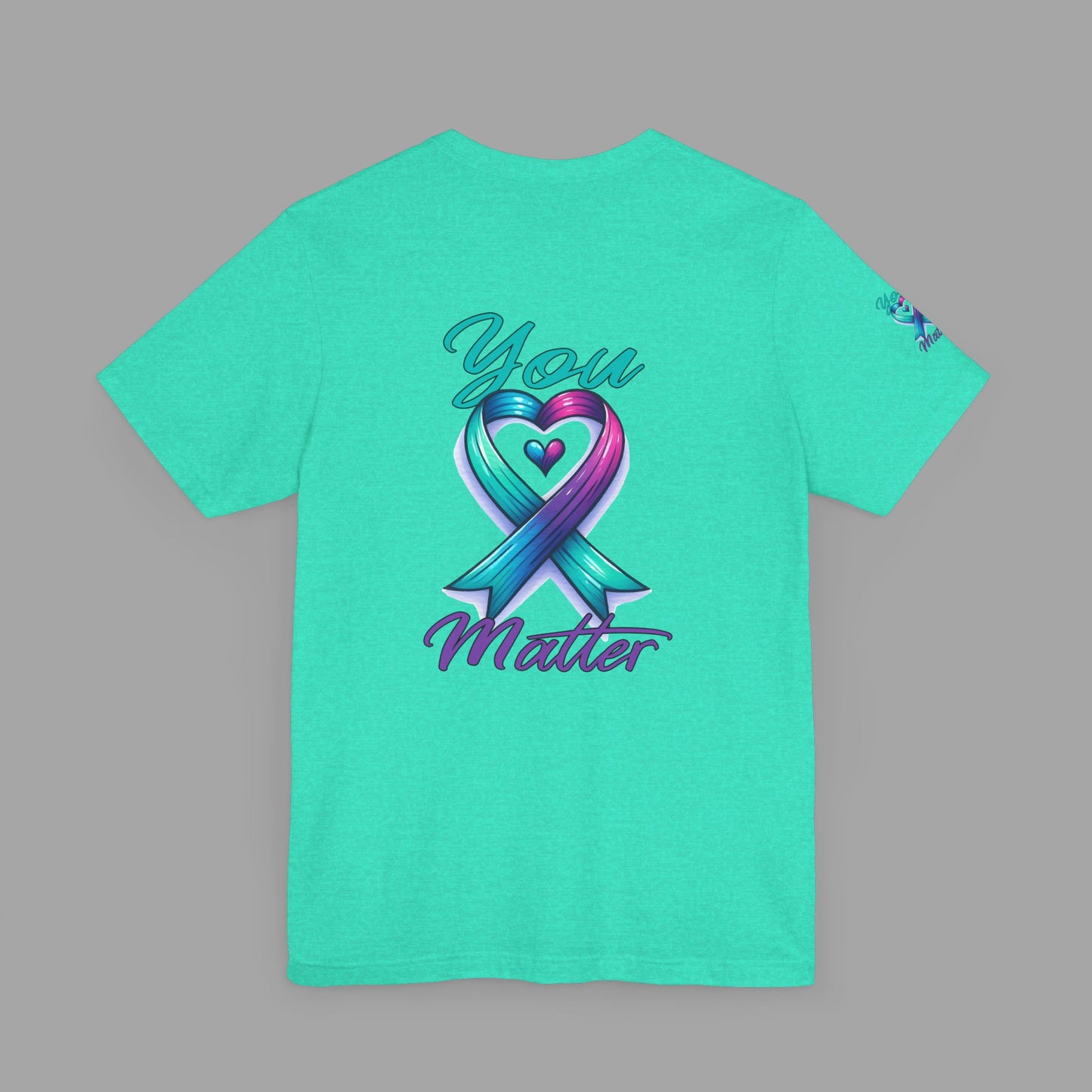 You Matter -Suicide Prevention Awareness Ribbon- Unisex Short Sleeve T-Shirt