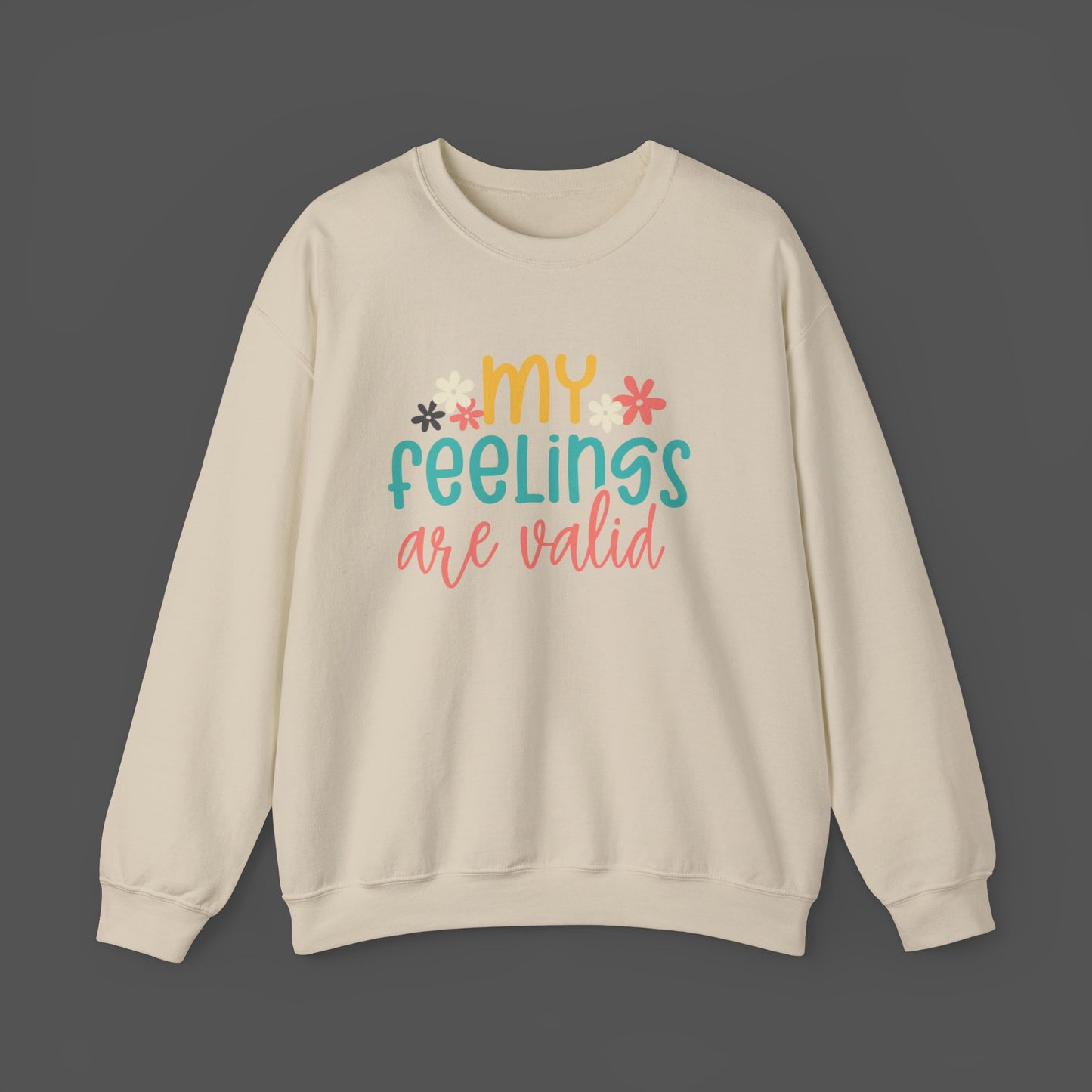 Retro Flower Mental Health Awareness Sweatshirt