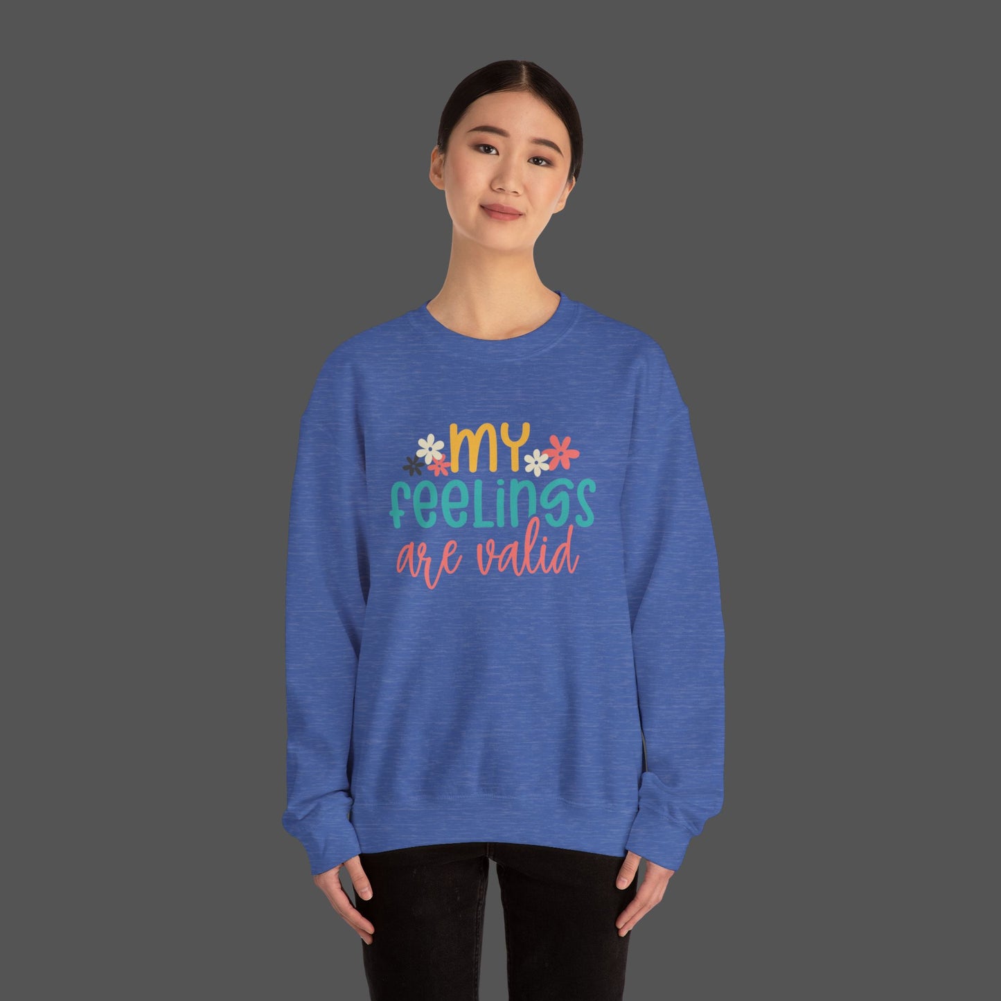 Retro Flower Mental Health Awareness Sweatshirt