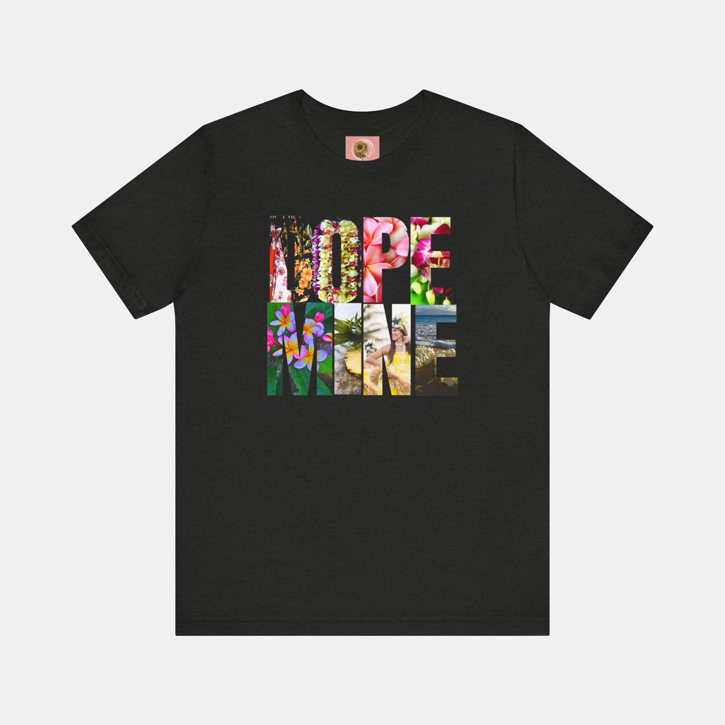 Dopamine- Hawaiian- Honan Lou Lou Style-Mental Health Awareness- Unisex Short Sleeve Tee