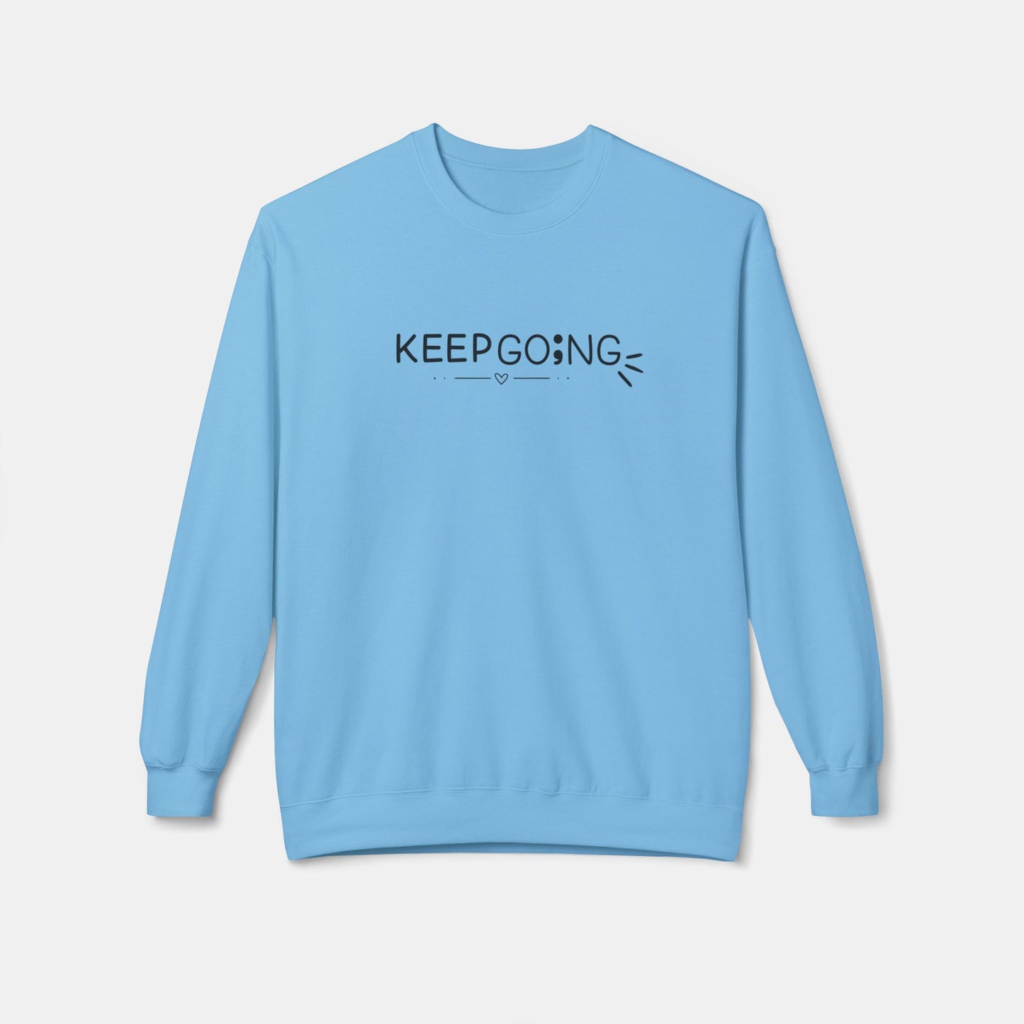 100 Reasons To Stay Alive -Keep Going;-Suicide Awareness Prevention-Unisex Midweight Crewneck Sweatshirt