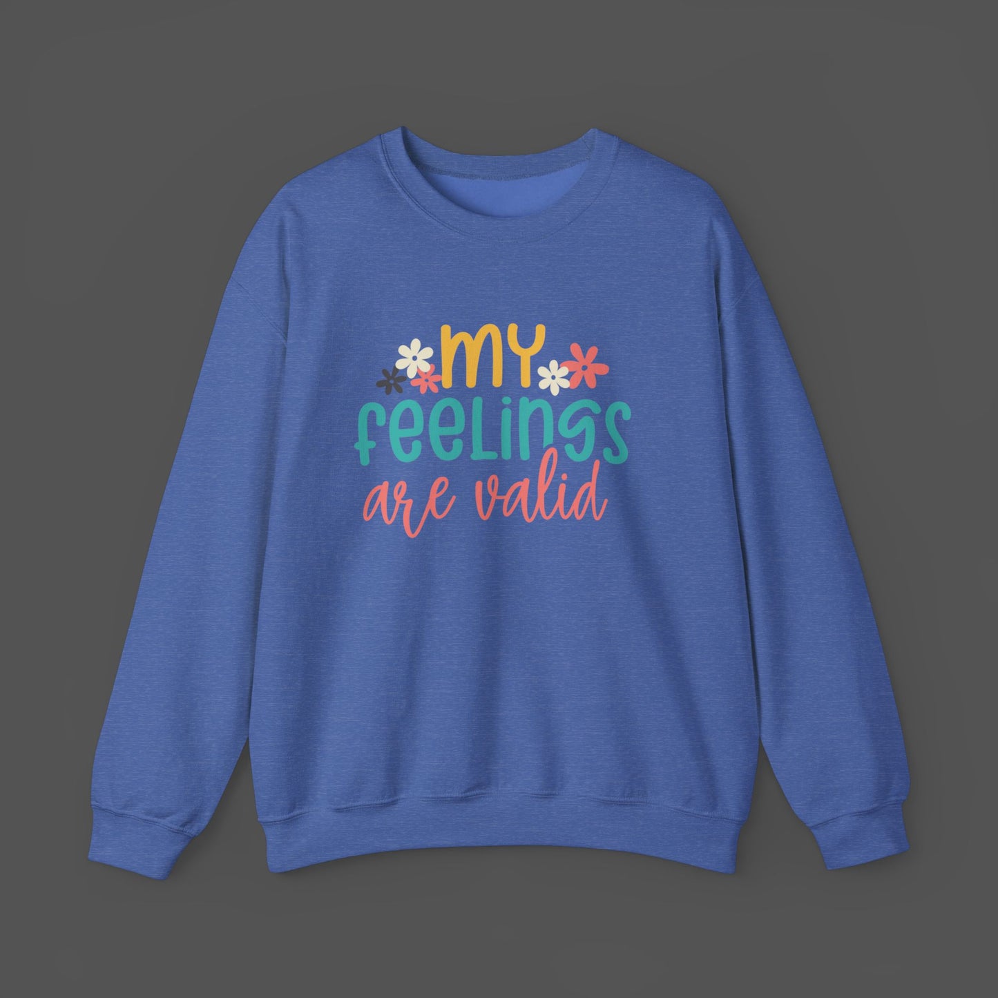 Retro Flower Mental Health Awareness Sweatshirt