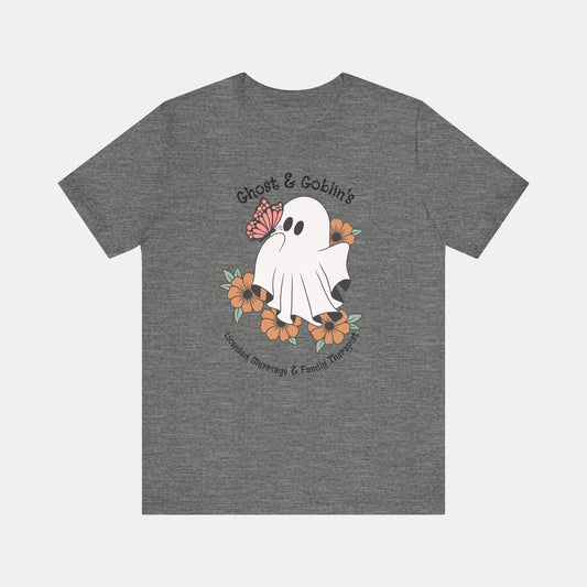 LMFT-Halloween Ghost & Goblins-Mental Health Care Occupations- Unisex  Short Sleeve T-Shirt