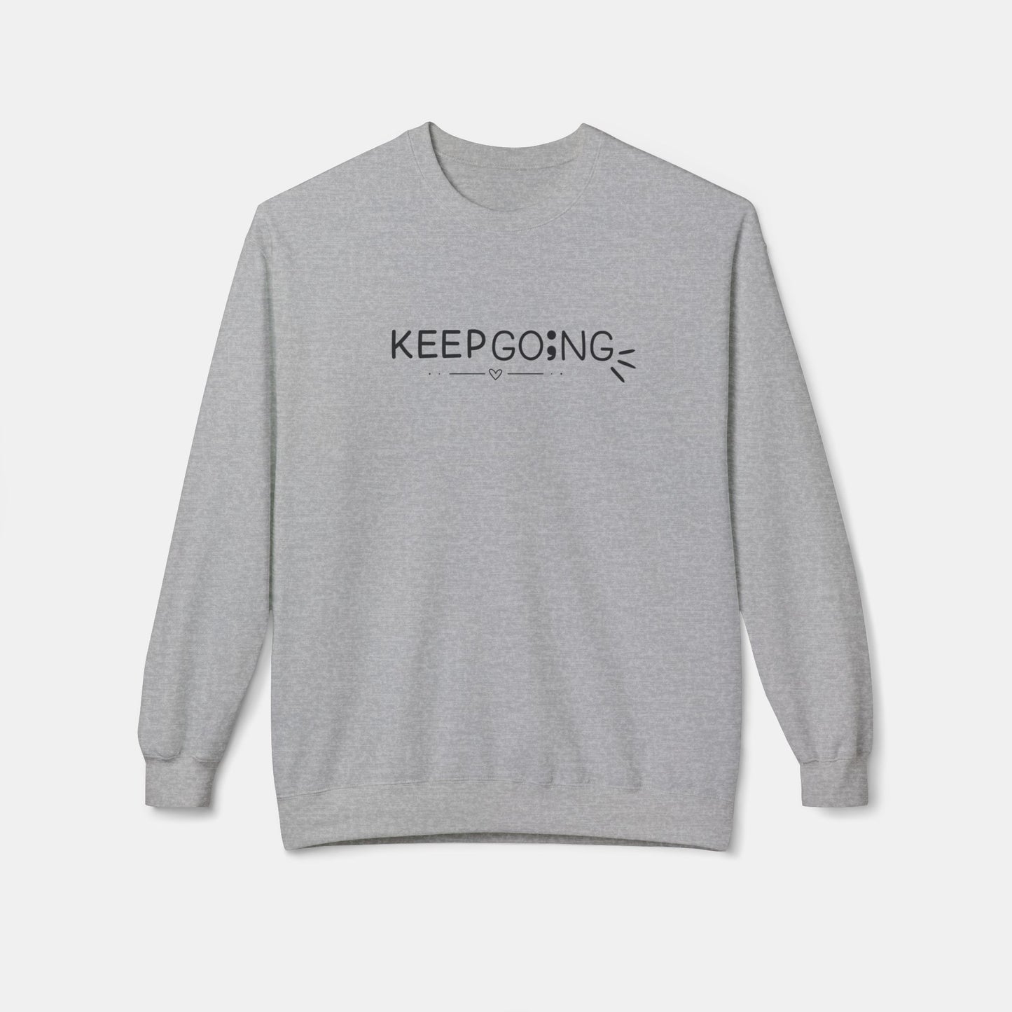 100 Reasons To Stay Alive -Keep Going;-Suicide Awareness Prevention-Unisex Midweight Crewneck Sweatshirt