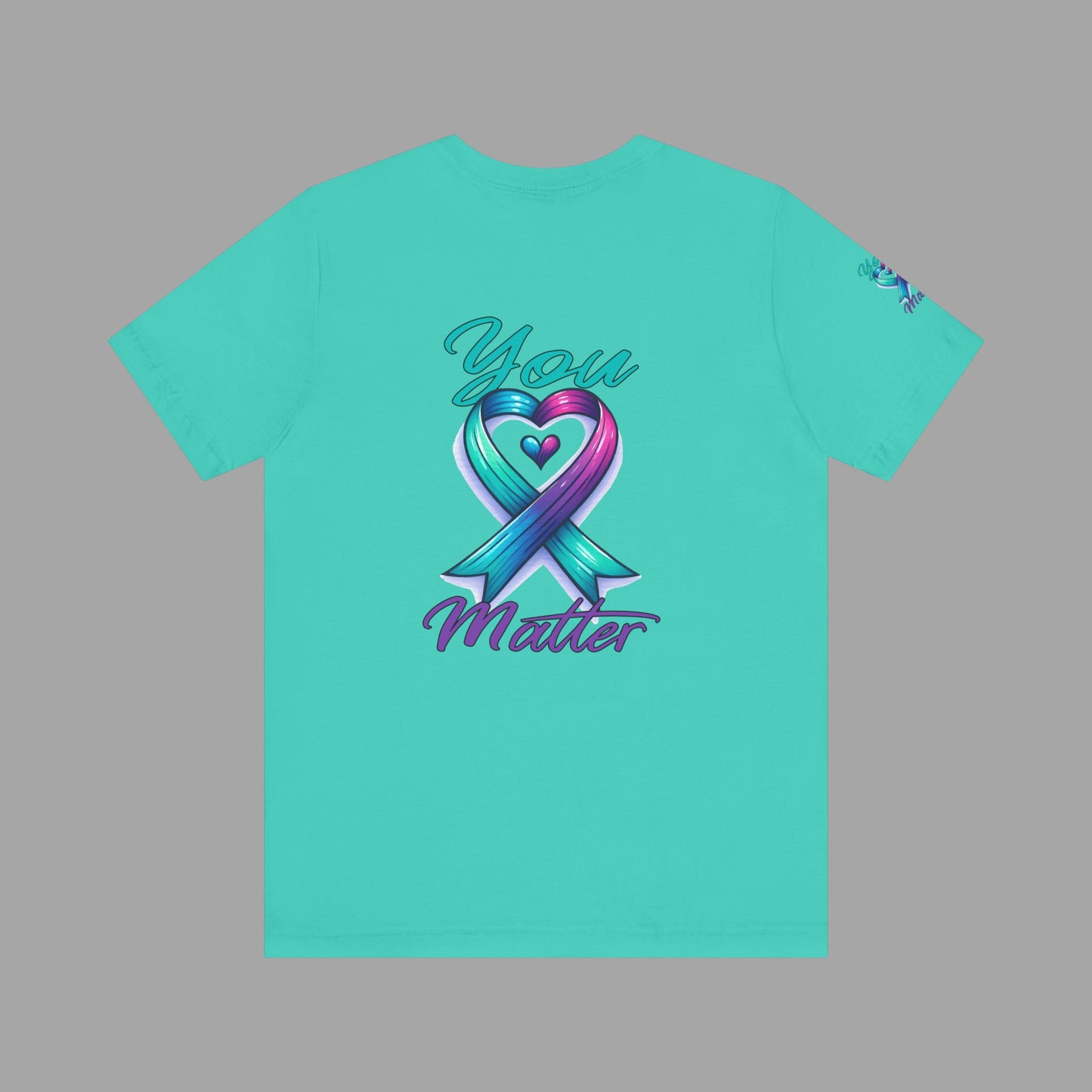 You Matter -Suicide Prevention Awareness Ribbon- Unisex Short Sleeve T-Shirt