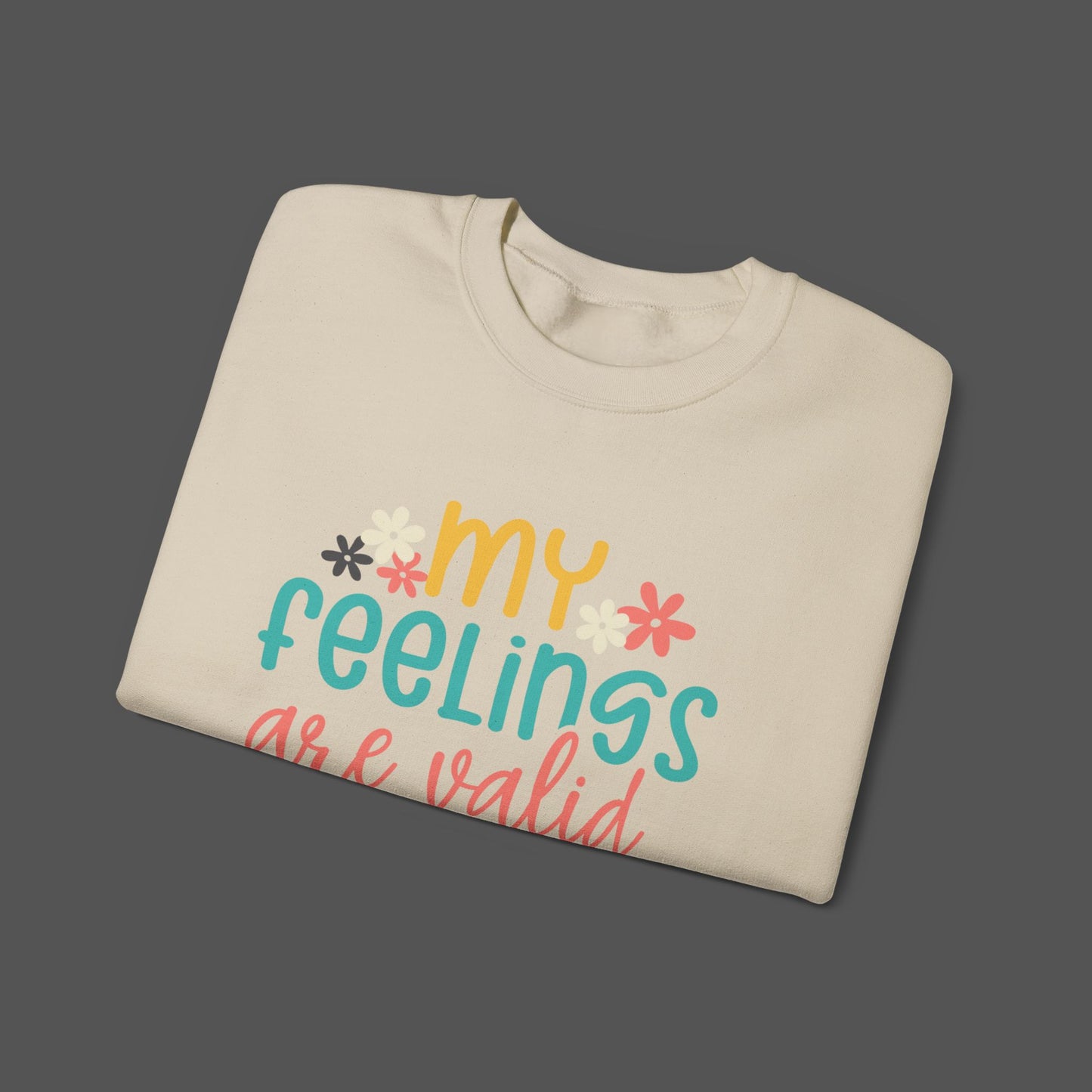 Retro Flower Mental Health Awareness Sweatshirt